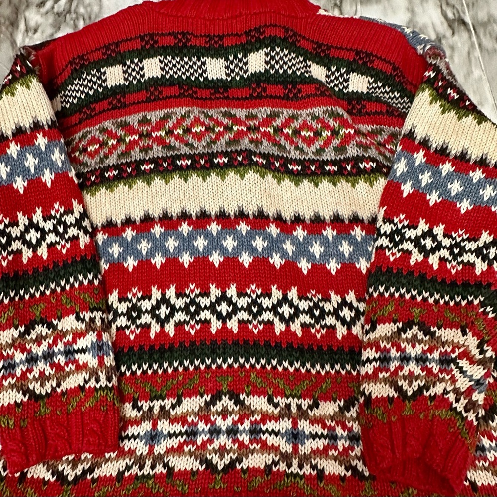 Cottagecore Festive Button Patchwork Cardigan Sha… - image 5